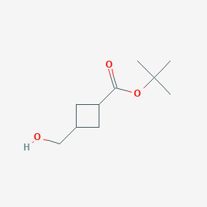 3-Hydroxymethyl-cyclobutanecarboxylicacidtert-butylester - (2169505-33-1)