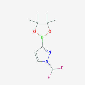 1-(difluoromethyl)-3-(tetramethyl-1,3,2-dioxaborolan-2-yl)-1H-pyrazole - (2173194-53-9)