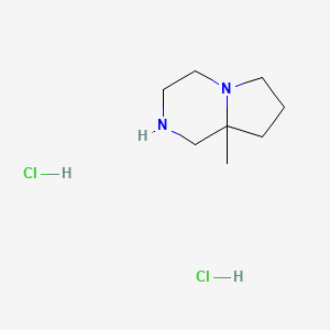 (8aR)-8a-methyl-octahydropyrrolo[1,2-a]pyrazine dihydrochloride - (2173637-02-8)