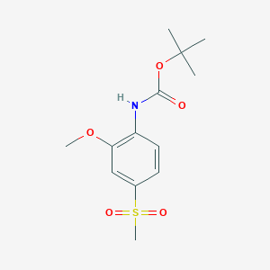 tert-butyl (2-methoxy-4-(methylsulfonyl)phenyl)carbamate - (2177258-93-2)