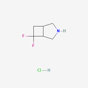 CIS-6,6-difluoro-3-azabicyclo[3.2.0]heptane hydrochloride - (2177263-11-3)