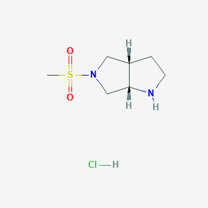cis-5-methanesulfonyl-octahydropyrrolo[2,3-c]pyrrole hydrochloride - (2177264-50-3)