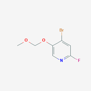 4-Bromo-2-fluoro-5-(methoxymethoxy)pyridine - (2179038-40-3)