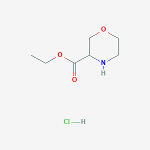 (S)-Ethyl morpholine-3-carboxylate hydrochloride - (218594-84-4)