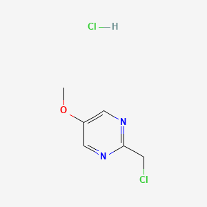 2-(Chloromethyl)-5-methoxy-pyrimidineHCl - (2197502-10-4)