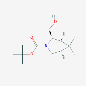 tert-butyl (1R,2S,5S)-2-(hydroxymethyl)-6,6-dimethyl-3-azabicyclo[3.1.0]hexane-3-carboxylate - (219754-00-4)