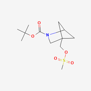 tert-butyl 4-(methylsulfonyloxymethyl)-2-azabicyclo[2.1.1]hexane-2-carboxylate - (220598-36-7)