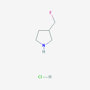 (3S)-3-(fluoromethyl)pyrrolidine hydrochloride - (2227197-34-2)