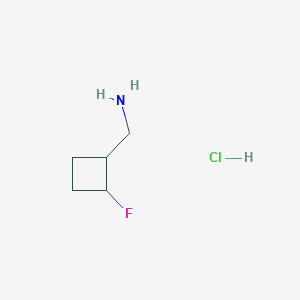 1-(2-fluorocyclobutyl)methanamine hydrochloride - (2227206-43-9)