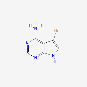 5-Bromo-1H-pyrrolo[2,3-d]pyrimidin-4-amine - (22276-99-9)