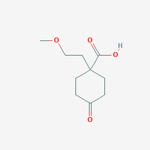1-(2-Methoxyethyl)-4-oxocyclohexanecarboxylic acid - (2228313-99-1)