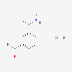 (R)-1-(3-(Difluoromethyl)phenyl)ethan-1-aminehydrochloride - (2230840-55-6)