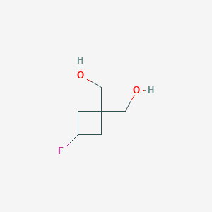 [3-fluoro-1-(hydroxymethyl)cyclobutyl]methanol - (2231673-56-4)