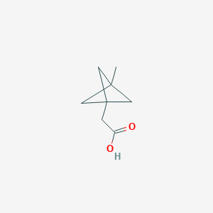 2-(3-methyl-1-bicyclo[1.1.1]pentanyl)acetic acid - (2231677-16-8)