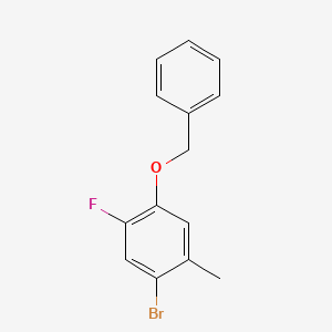 1-(Benzyloxy)-4-bromo-2-fluoro-5-methylbenzene - (2234291-65-5)