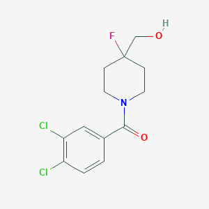 [1-(3,4-dichlorobenzoyl)-4-fluoropiperidin-4-yl]methanol - (223632-79-9)