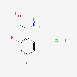 (S)-2-Amino-2-(2,4-difluorophenyl)ethan-1-olhydrochloride - (2241594-36-3)