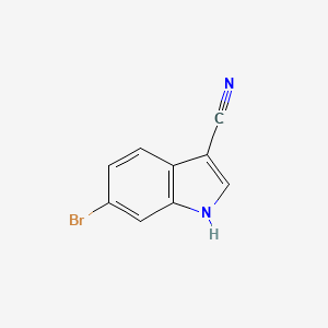 6-Bromo-1H-indole-3-carbonitrile - (224434-83-7)