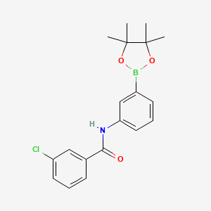 3-chloro-N-(3-(4,4,5,5-tetramethyl-1,3,2-dioxaborolan-2-yl)phenyl)benzamide - (2246547-20-4)