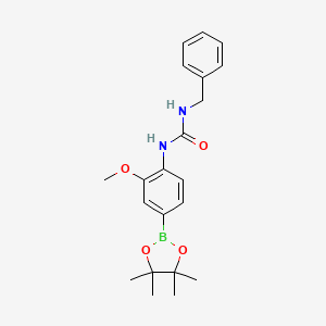 1-benzyl-3-(2-methoxy-4-(4,4,5,5-tetramethyl-1,3,2-dioxaborolan-2-yl)phenyl)urea - (2246852-97-9)