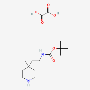 tert-butylN-[2-(4-methyl-4-piperidyl)ethyl]carbamateoxalicacid - (2250243-00-4)