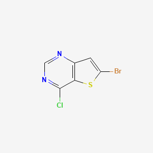 Thieno[3,2-d]pyrimidine,6-bromo-4-chloro- - (225385-03-5)