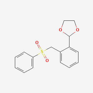 2-(2-((Phenylsulfonyl)methyl)phenyl)-1,3-dioxolane - (226089-80-1)