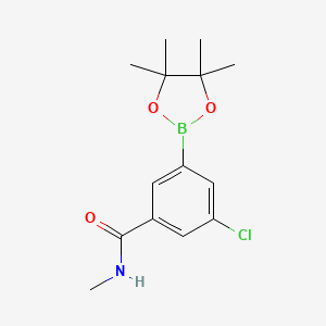 3-Chloro-N-methyl-5-(4,4,5,5-tetramethyl-1,3,2-dioxaborolan-2-yl)benzamide - (2271133-59-4)