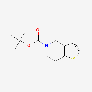 Thieno[3,2-c]pyridine-5(4H)-carboxylic acid, 6,7-dihydro-, 1,1-dimethylethyl ester - (230301-73-2)