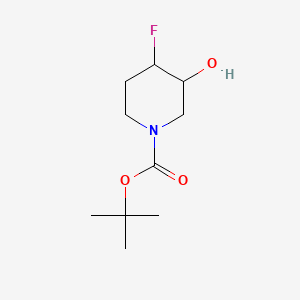 tert-Butyl (3R,4S)-4-fluoro-3-hydroxypiperidine-1-carboxylate - (2306248-33-7)