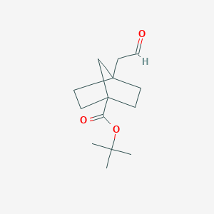 tert-butyl 4-(2-oxoethyl)bicyclo[2.2.1]heptane-1-carboxylate - (2306264-46-8)