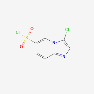 3-chloroimidazo[1,2-a]pyridine-6-sulfonyl chloride - (2306270-26-6)