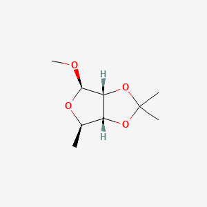 β-D-Ribofuranoside, methyl 5-deoxy-2,3-O-(1-methylethylidene)- - (23202-81-5)