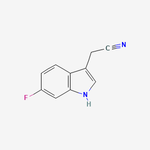 1H-Indole-3-acetonitrile, 6-fluoro- - (2341-25-5)
