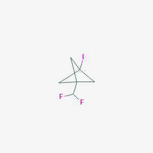 1-(difluoromethyl)-3-iodobicyclo[1.1.1]pentane - (2363075-15-2)