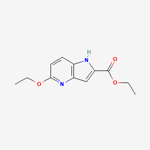 1H-Pyrrolo[3,2-b]pyridine-2-carboxylic acid, 5-ethoxy-, ethyl ester - (23699-62-9)