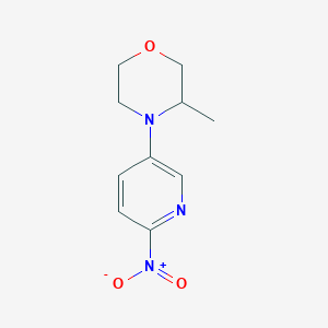 (3S)-3-methyl-4-(6-nitro-3-pyridyl)morpholine - (2375165-93-6)