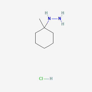 (1-methylcyclohexyl)hydrazine hydrochloride (1:1) - (2377034-57-4)