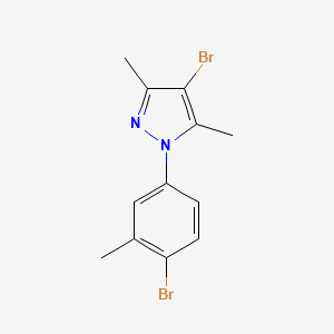 4-Bromo-1-(4-bromo-3-methylphenyl)-3,5-dimethyl-1H-pyrazole - (2379321-20-5)
