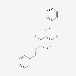 (((4-Bromo-2-fluoro-1,3-phenylene)bis(oxy))bis(methylene))dibenzene - (2379322-54-8)