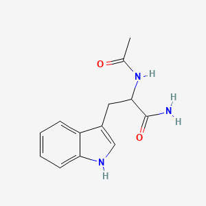 (S)-2-Acetamido-3-(1H-indol-3-yl)propanamide - (2382-79-8)