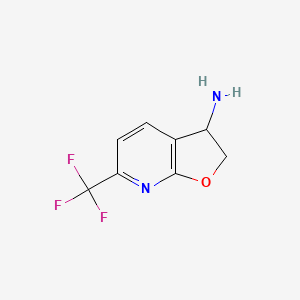 (3S)-6-(trifluoromethyl)-2,3-dihydrofuro[2,3-b]pyridin-3-amine - (2382612-91-9)