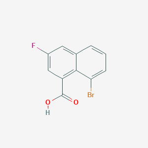 8-bromo-3-fluoro-naphthalene-1-carboxylic acid - (2387597-18-2)