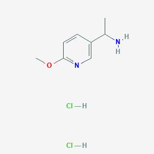 (R)-1-(6-Methoxypyridin-3-yl)ethan-1-aminedihydrochloride - (2389009-07-6)