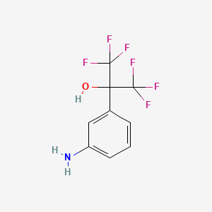 2-(3-AMino-phenyl)-1,1,1,3,3,3-hexafluoro-propan-2-ol - (2402-67-7)
