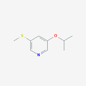 3-Isopropoxy-5-(methylthio)pyridine - (2404734-05-8)