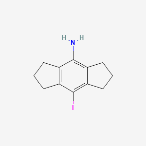8-Iodo-1,2,3,5,6,7-hexahydro-s-indacen-4-amine - (2408331-24-6)