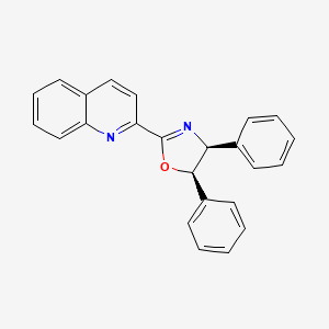 (4S,5R)-4,5-Diphenyl-2-(quinolin-2-yl)-4,5-dihydrooxazole - (2411386-00-8)