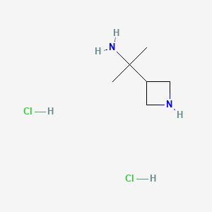 2-(azetidin-3-yl)propan-2-amine;dihydrochloride - (2411641-80-8)