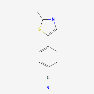 4-(2-methylthiazol-5-yl)benzonitrile - (2412449-59-1)